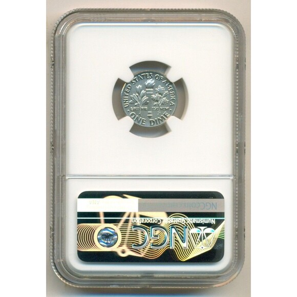 2017 S Roosevelt Dime Enhanced SP70 NGC ER Mint Anniversary Label - Picture 2 of 4